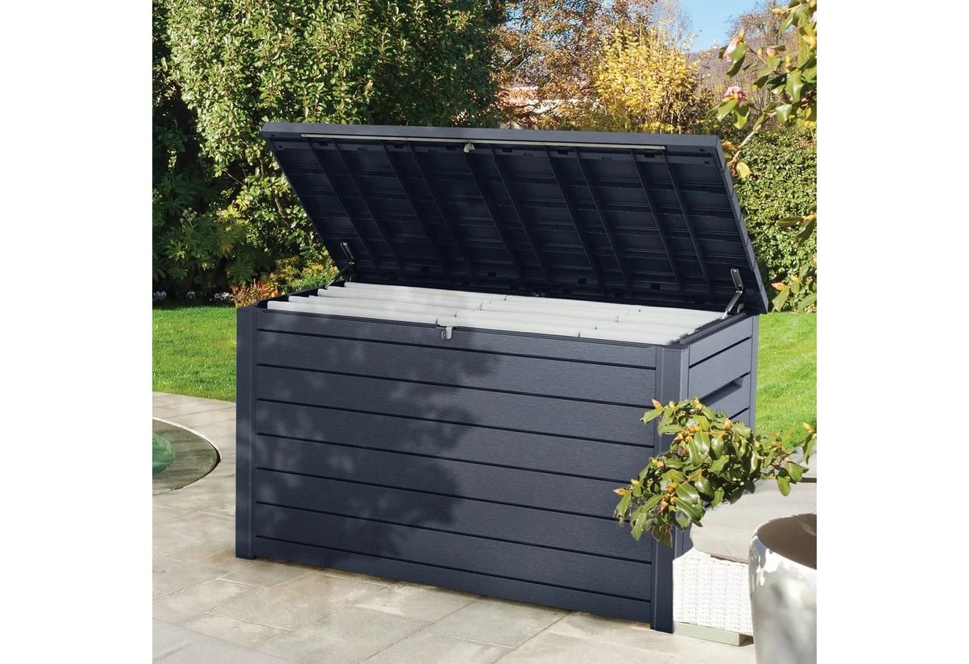 Keter Gartenbox Ontario 870L Holzoptik - Bild 5
