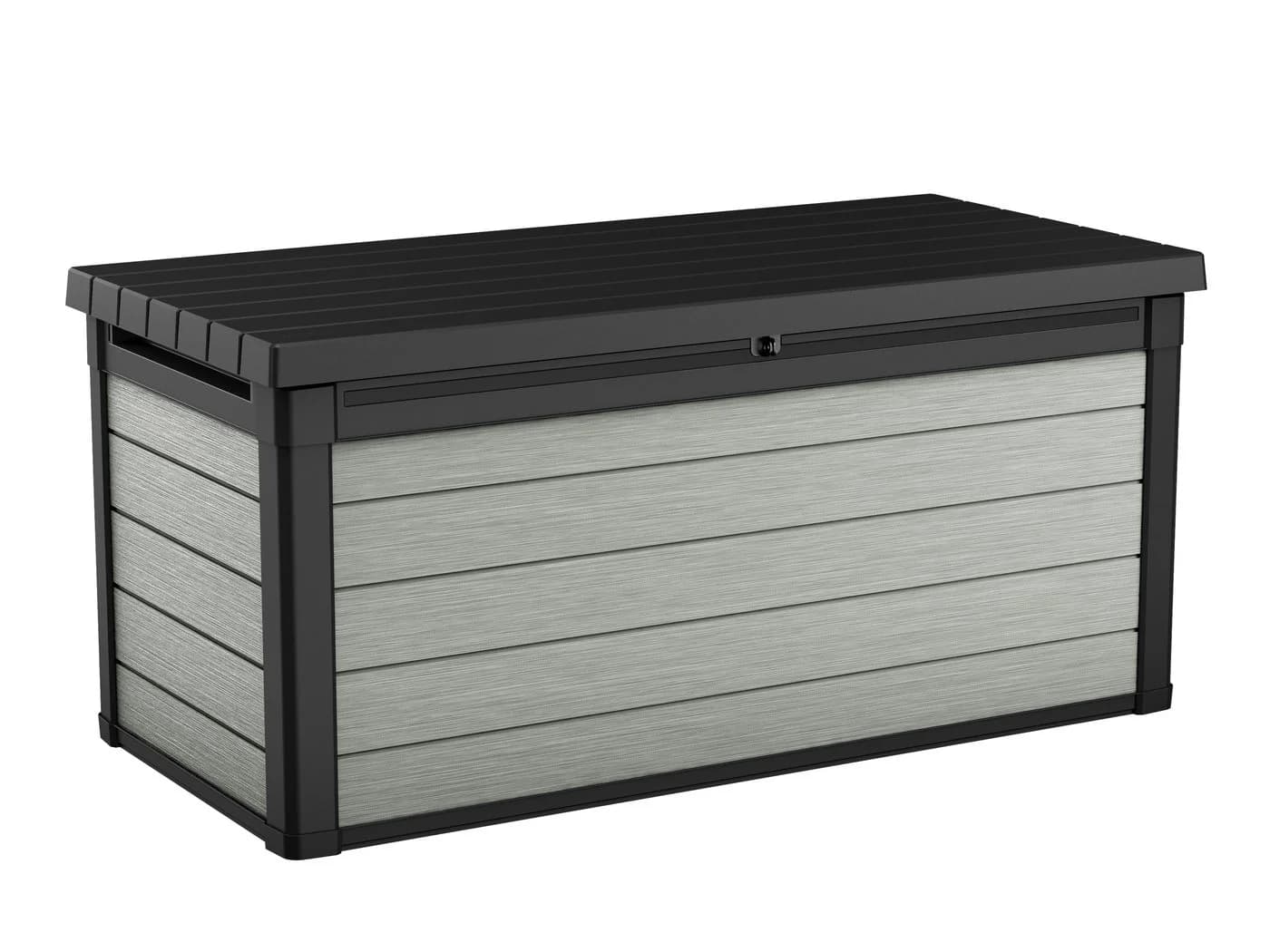 Keter Auflagenbox Denali Grau 570 Liter mit Sitzfunktion