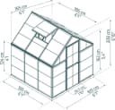 Palram Canopia Gewächshaus Harmony Polycarbonat Bild 5