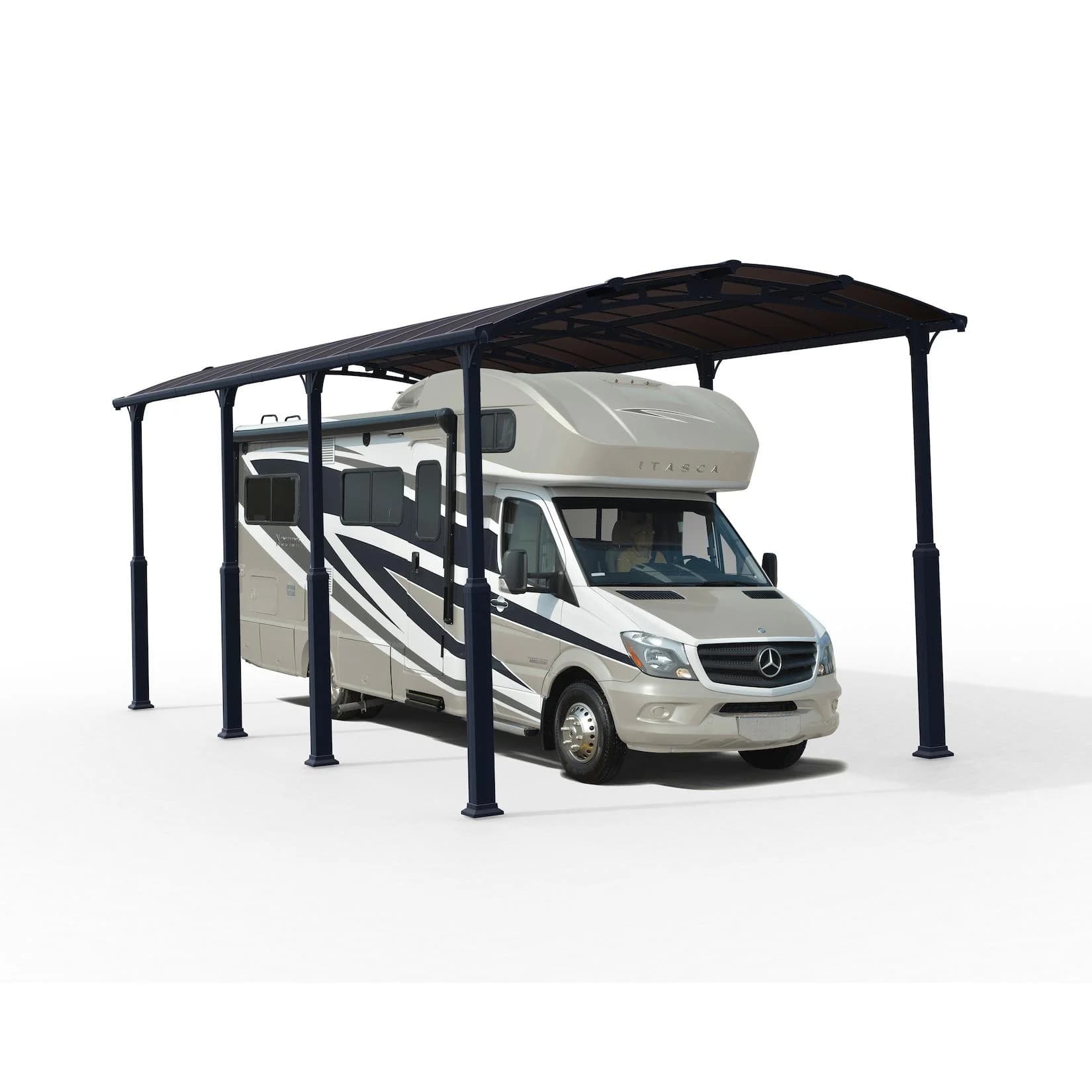 Palram Canopia Alpine 3.6 x 9 Carport Wohnmobil Grau