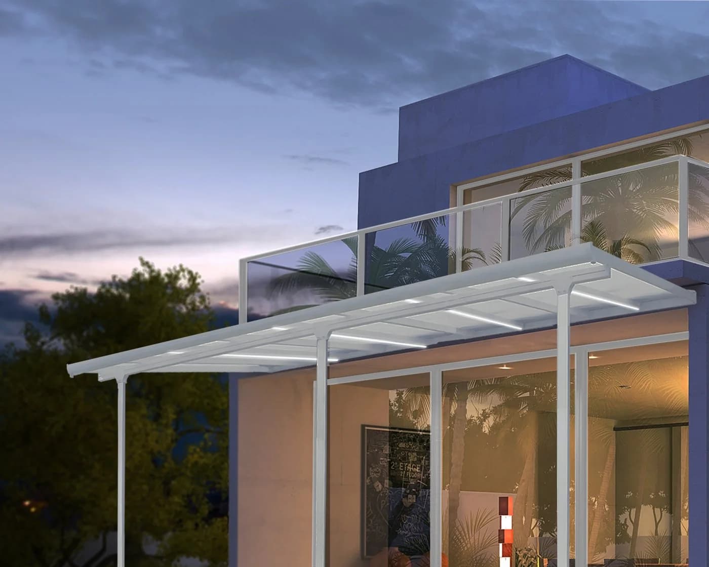 Palram Canopia LED Lichtleiste Flexibel IP67 Wasserdicht Weiss - Bild 3