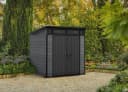 Keter Gerätehaus Cortina 7x7 Kunststoff grau Bild 3