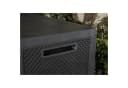 Keter Gartenbox Emily 277L Anthrazit mit Rollen Bild 1