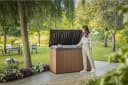 Keter Gartenbox Darwin 662L Braun Holzoptik Bild 3