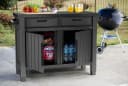 Keter Grillablagetisch Unity XL Entertainment Anthrazit Service-Tisch Bild 3