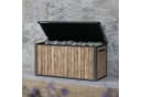 Keter Gartenbox Sierra 643L Holzoptik Braun Wetterfest Bild 4