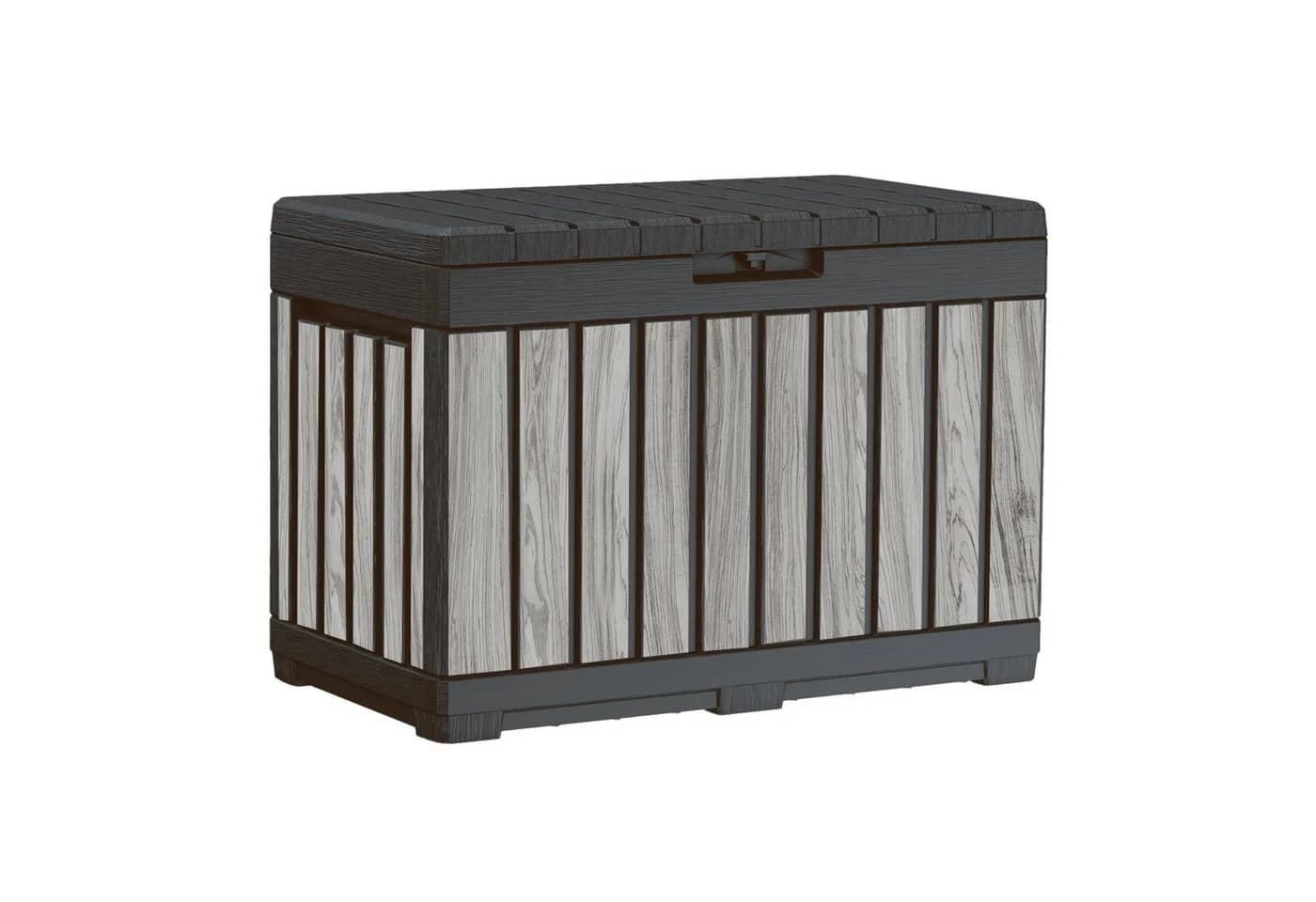 Keter Gartenbox Kentwood 190L Grau Holzoptik Wetterschutz - Bild 2