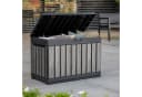 Keter Gartenbox Kentwood 190L Grau Holzoptik Wetterschutz Bild 4