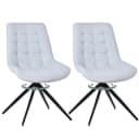 HOMAVO Esszimmerstuhl YZ4 2-6er-Set 360° drehbar Kunstleder Bild 2
