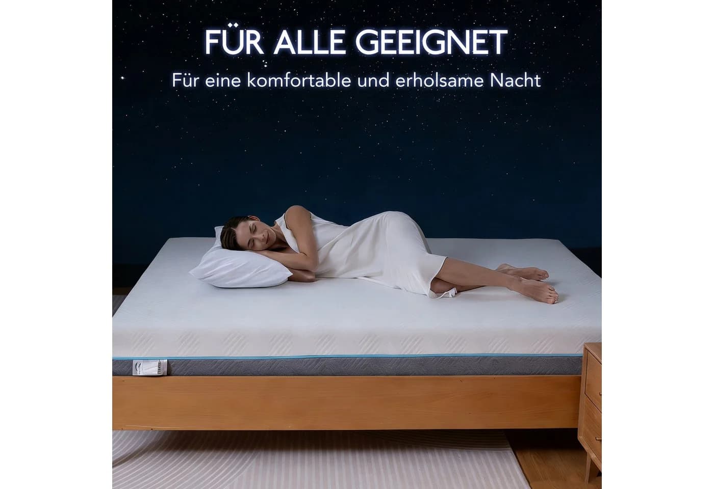 CHICASA Matratzenersatzbezug Klimasteppung Wendbar Für Milbenallergiker - Bild 3