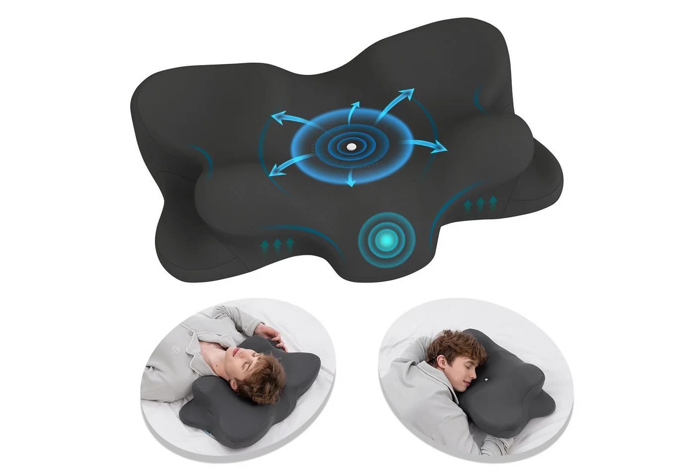 CHICASA Kopfkissen Memory Foam Orthopädisches Nackenstützkissen - Bild 2