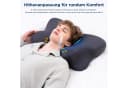 CHICASA Orthopädisches Memory Foam Kopfkissen grau ergonomisch Bild 1