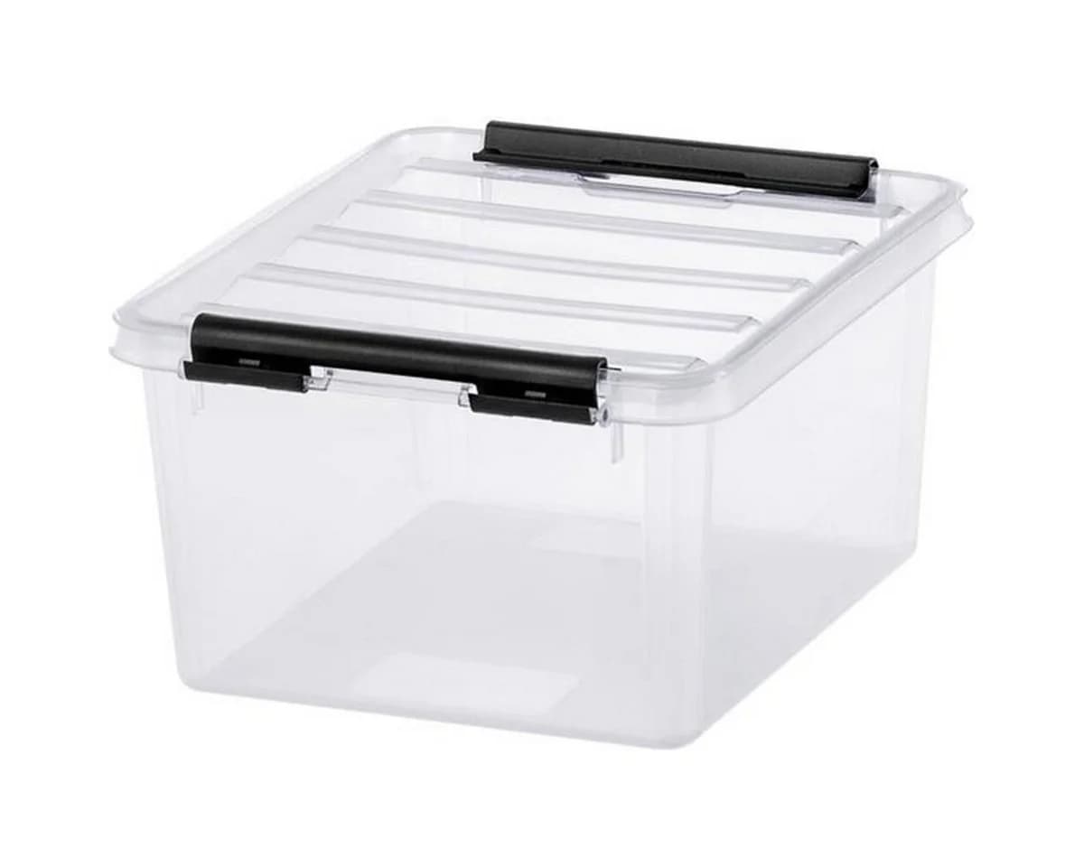 Orthex Aufbewahrungsbox Hobby Box 2 m. Deckel transparent, Stapelbar