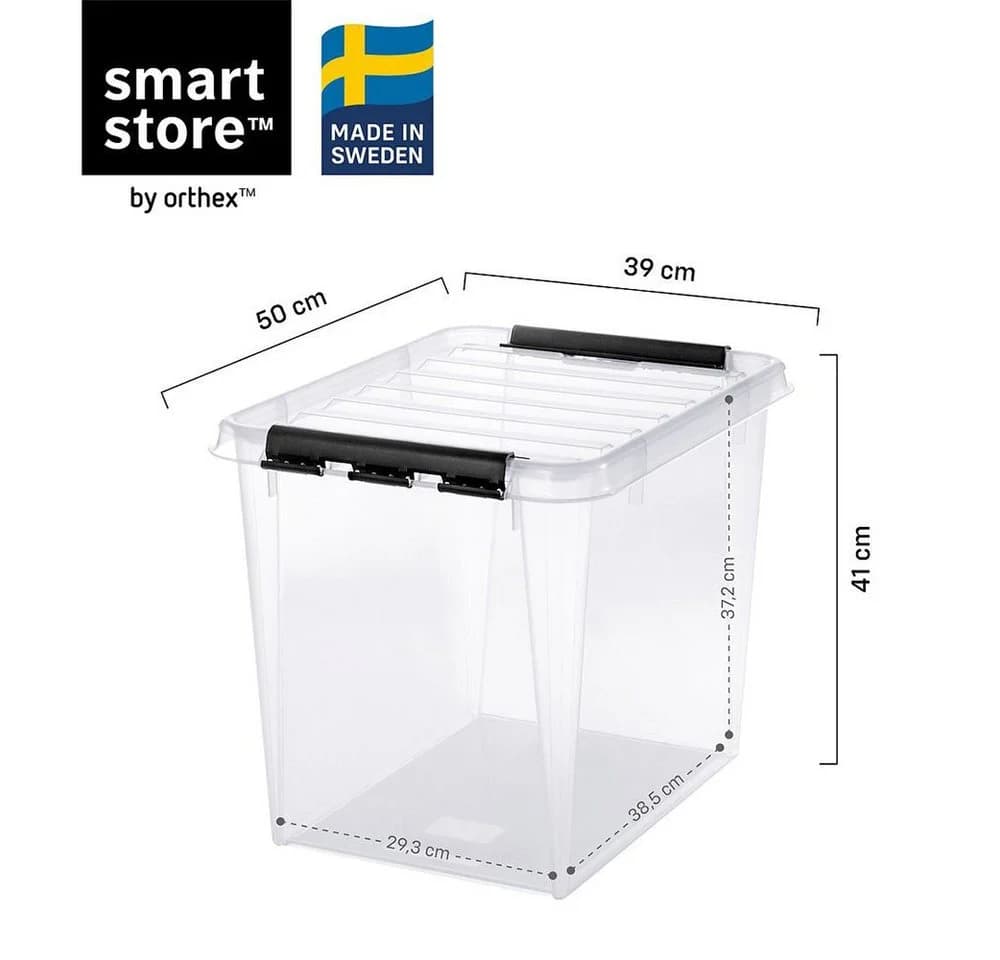 Orthex Aufbewahrungsbox Hobby Box 50 m. Deckel Stapelbar - Bild 3
