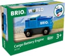 BRIO® Spielzeug-Lokomotive BRIO® WORLD Blaue Batterie-Frachtlok Bild 2