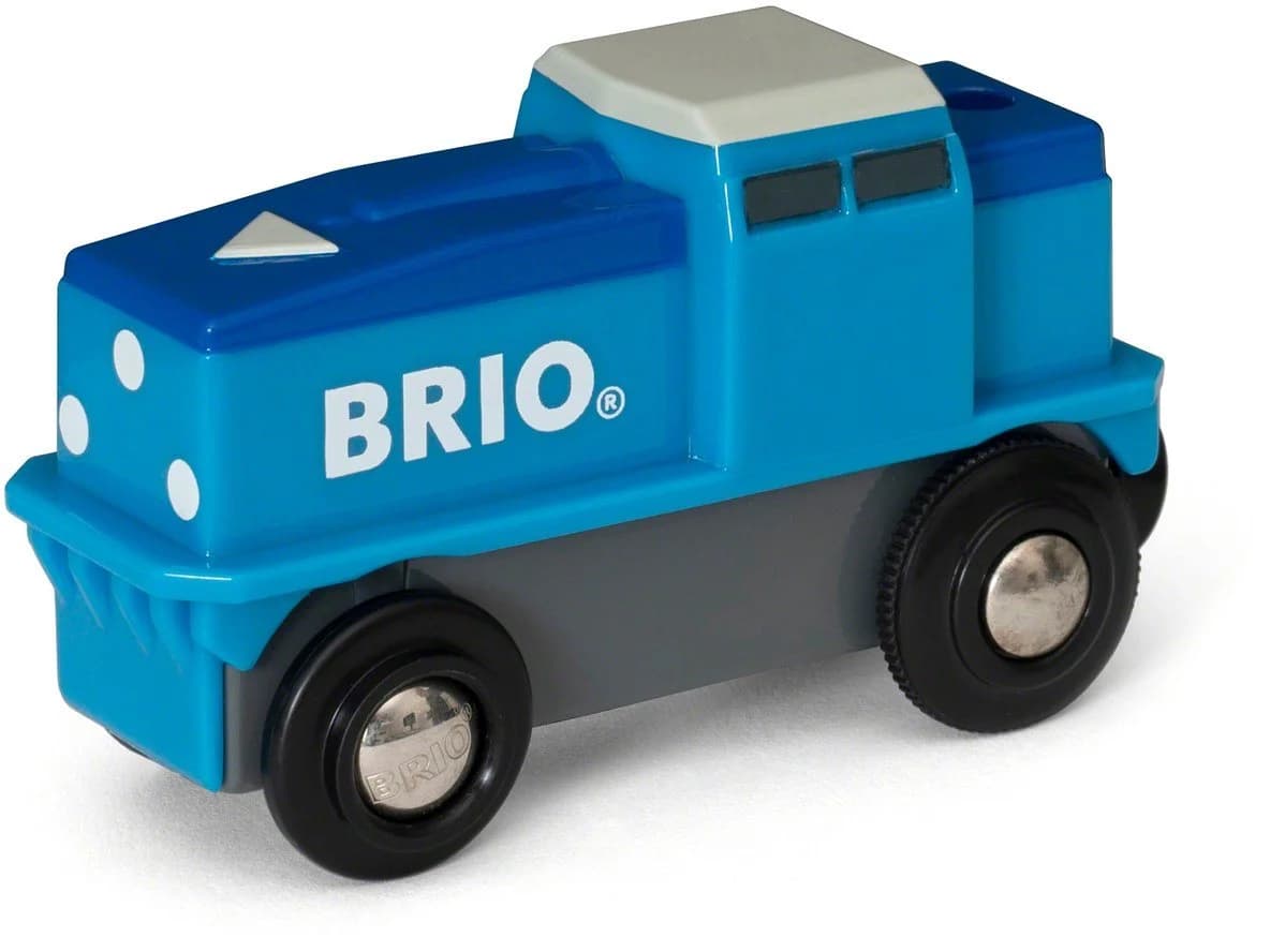 BRIO® Spielzeug-Lokomotive BRIO® WORLD Blaue Batterie-Frachtlok - Bild 5