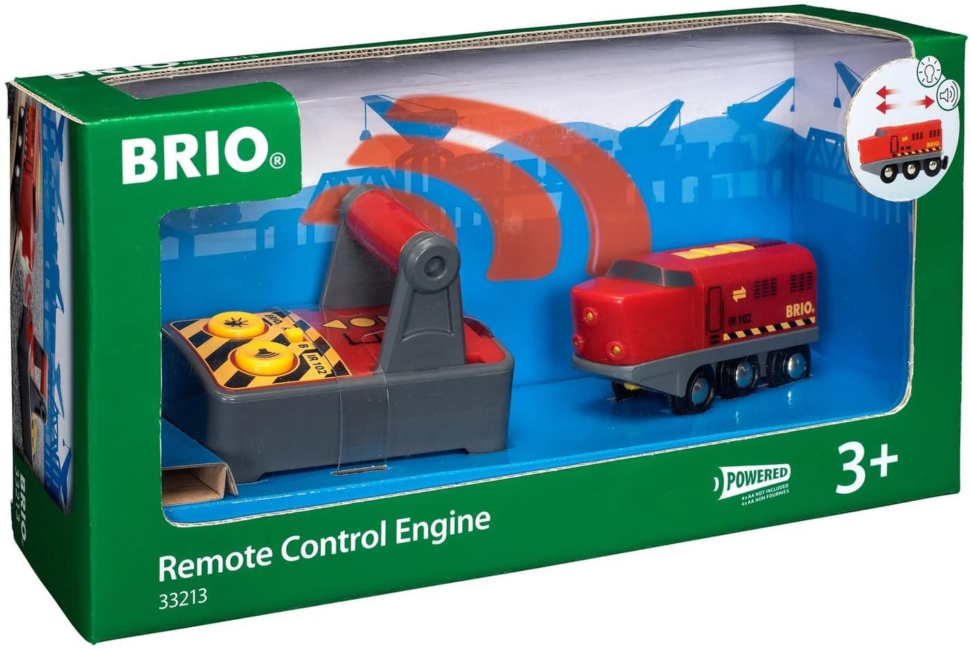 BRIO Spielzeug-Eisenbahn IR Frachtlok mit Licht & Sound - Bild 5
