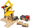 BRIO® WORLD Frachtverladestation mit Magnetarm und Waggon Bild 3