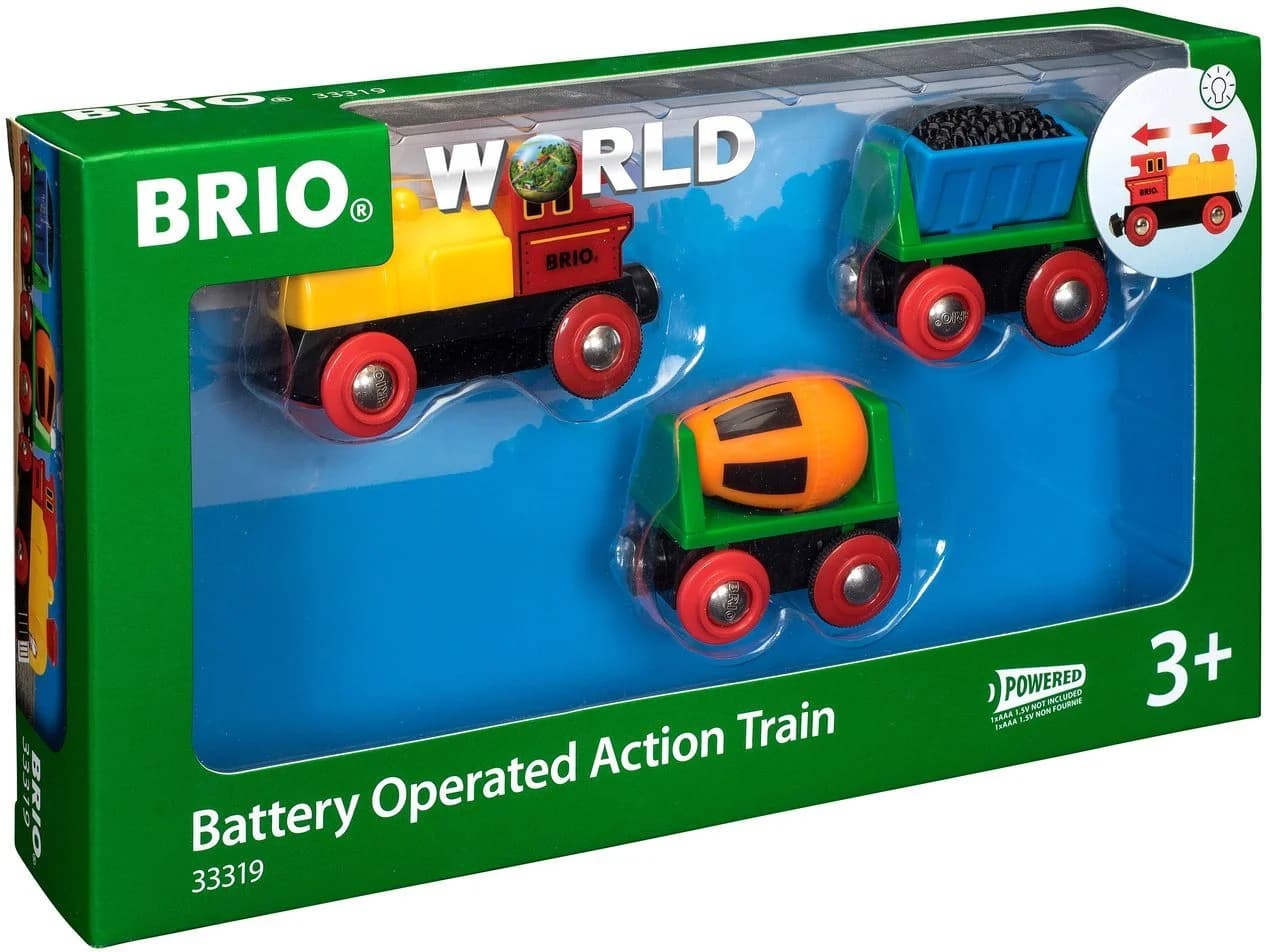 BRIO® Spielzeug-Eisenbahn Zug mit Batterielok, Lichtfunktion - Bild 4