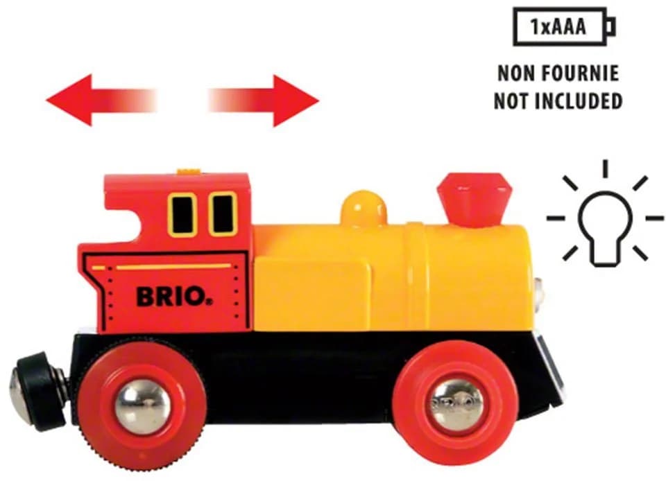 BRIO® Spielzeug-Eisenbahn Zug mit Batterielok, Lichtfunktion - Bild 5