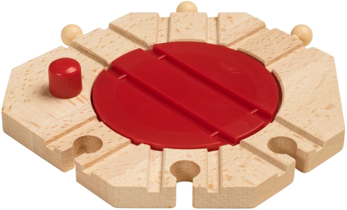 BRIO® Spielzeugeisenbahn-Kreuzung BRIO® WORLD Mechanische Drehscheibe - Bild 2