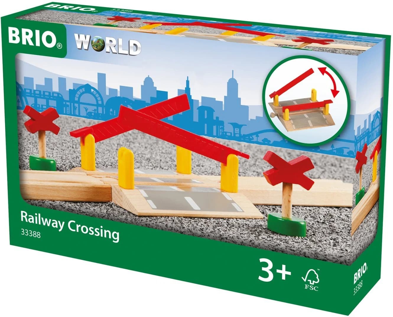 BRIO® Spielzeugeisenbahn-Erweiterung Bahnübergang Bunt - Bild 5