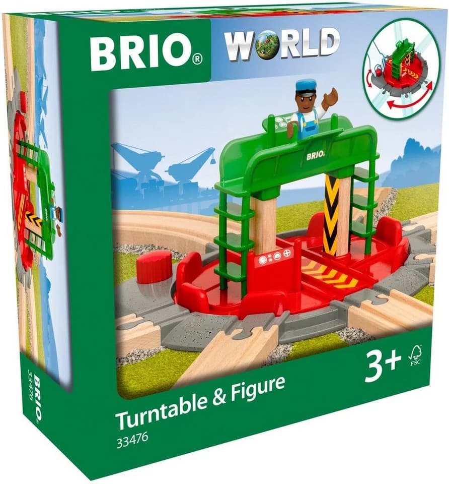BRIO® Lok-Drehscheibe mit Kontrollbrücke - BRIO WORLD Spielzeugeisenbahn - Bild 5