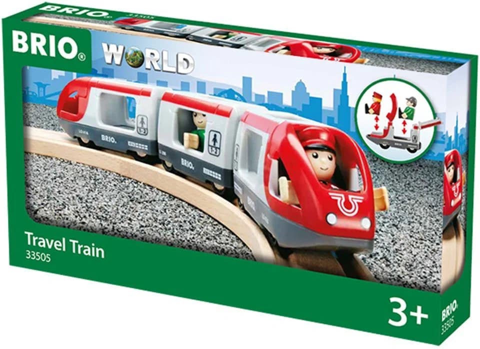 BRIO® Spielzeug-Eisenbahn BRIO® WORLD Roter Reisezug 3-tlg. - Bild 3