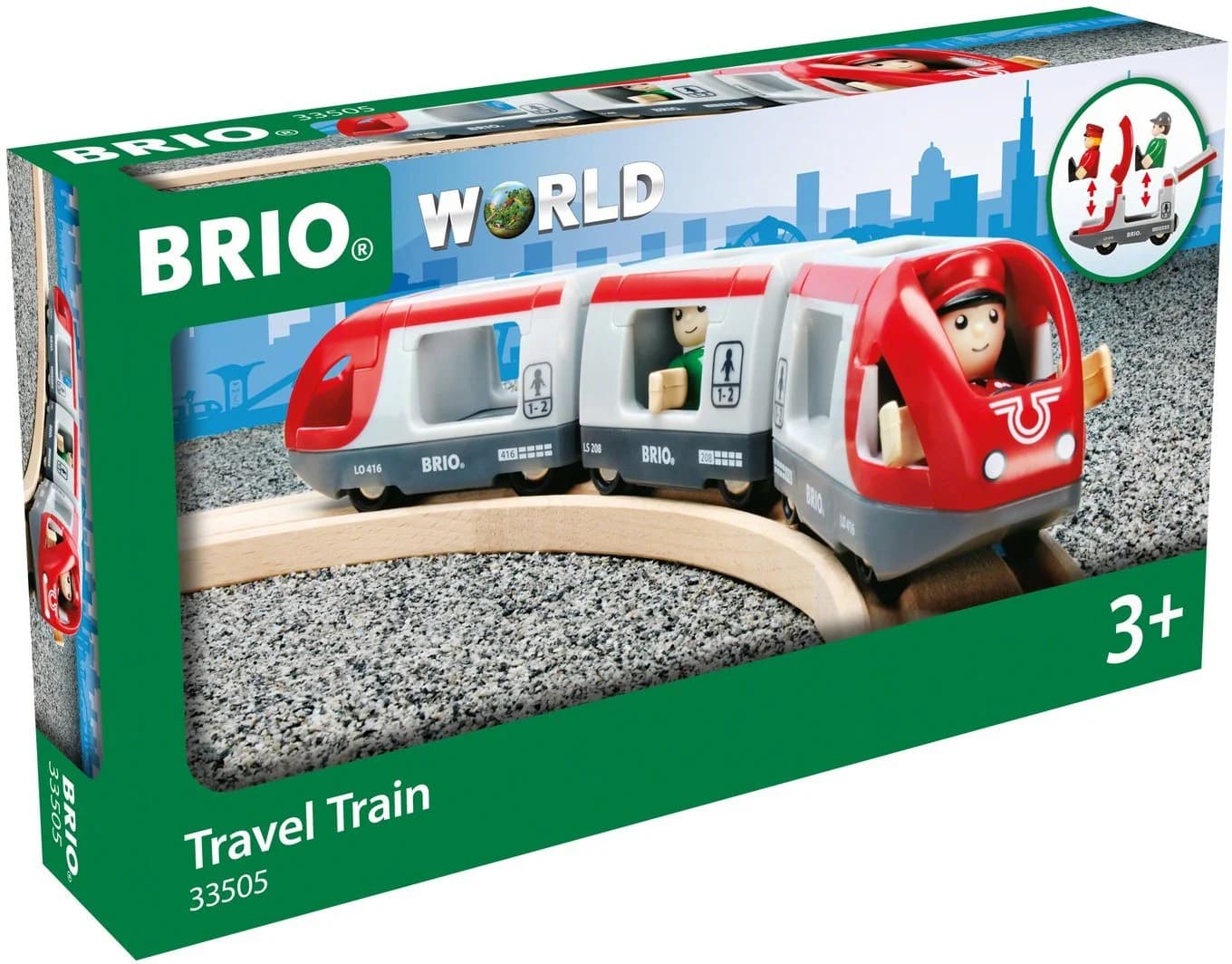 BRIO® Spielzeug-Eisenbahn BRIO® WORLD Roter Reisezug 3-tlg. - Bild 5