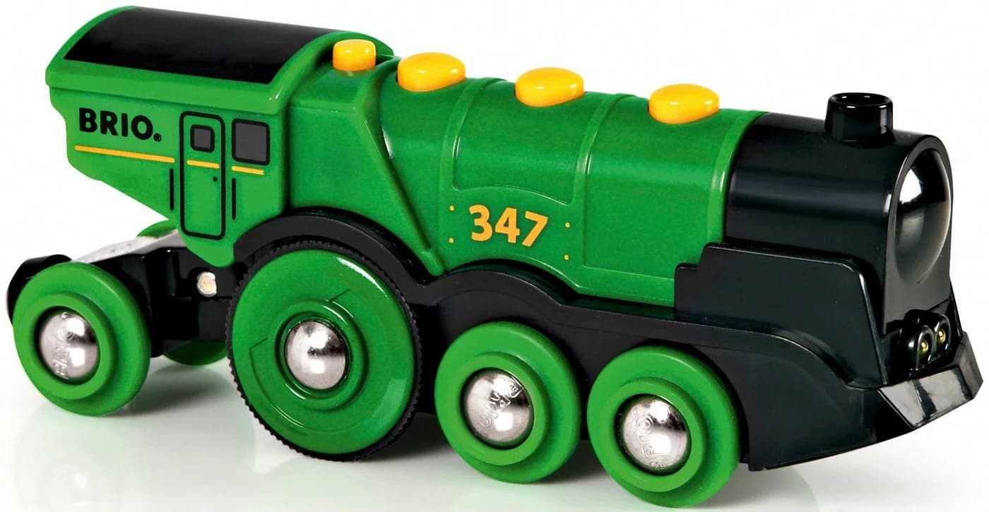 BRIO® WORLD Grüner Gustav Batterielok mit Sound - Bild 3