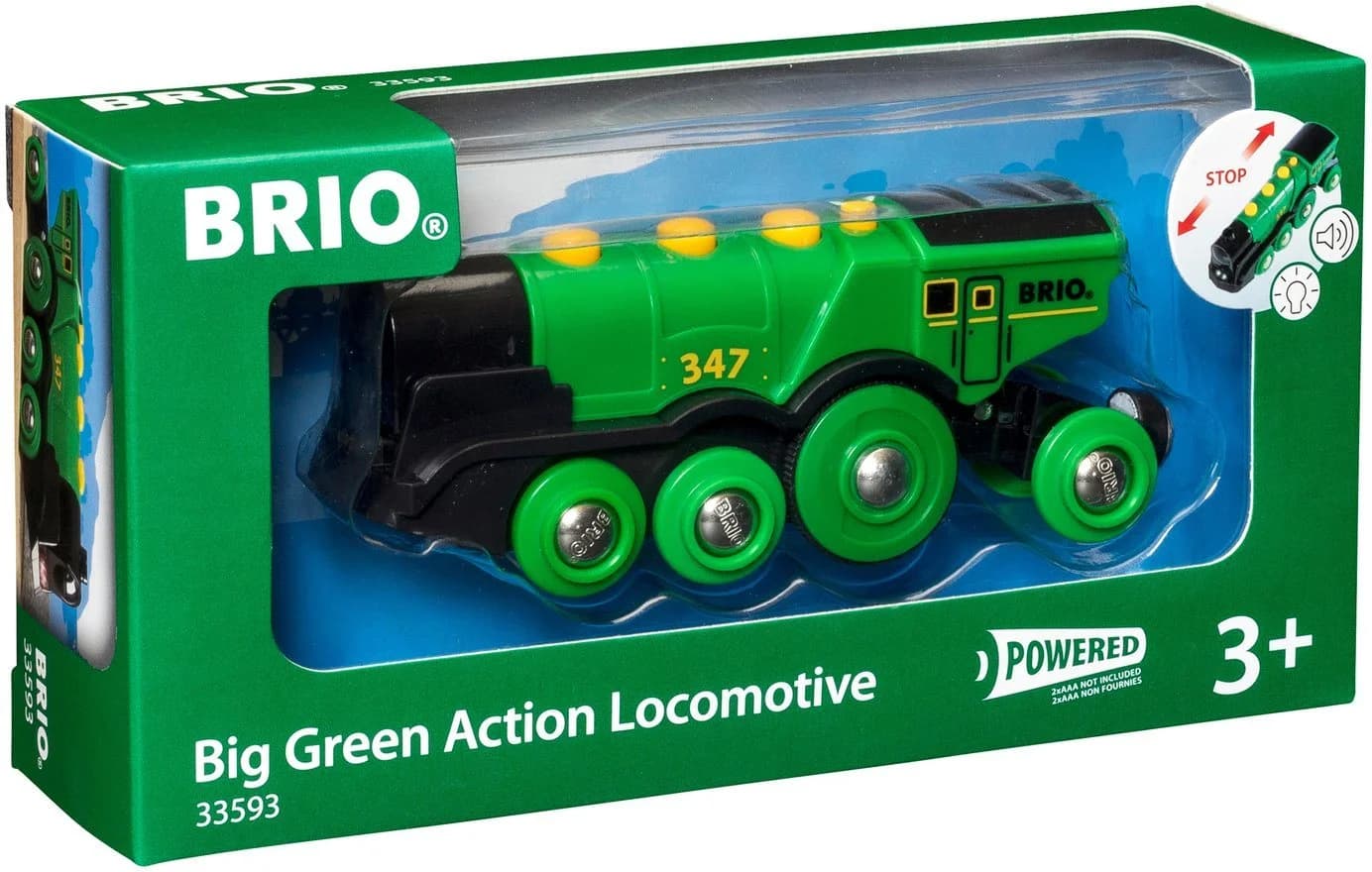 BRIO® WORLD Grüner Gustav Batterielok mit Sound - Bild 4