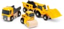 BRIO Baustellenfahrzeuge Set 3-tlg. Kipper Walze Bagger m. Anhänger Bild 2