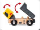 BRIO Baustellenfahrzeuge Set 3-tlg. Kipper Walze Bagger m. Anhänger Bild 5