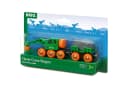 BRIO® Spielzeug-Kran World Grüner Kranwagen mit Anhänger Grün/Gelb Bild 3