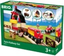 BRIO® Spielzeug-Eisenbahn BRIO® WORLD Bauernhof Set 20-tlg. Holz Bild 2
