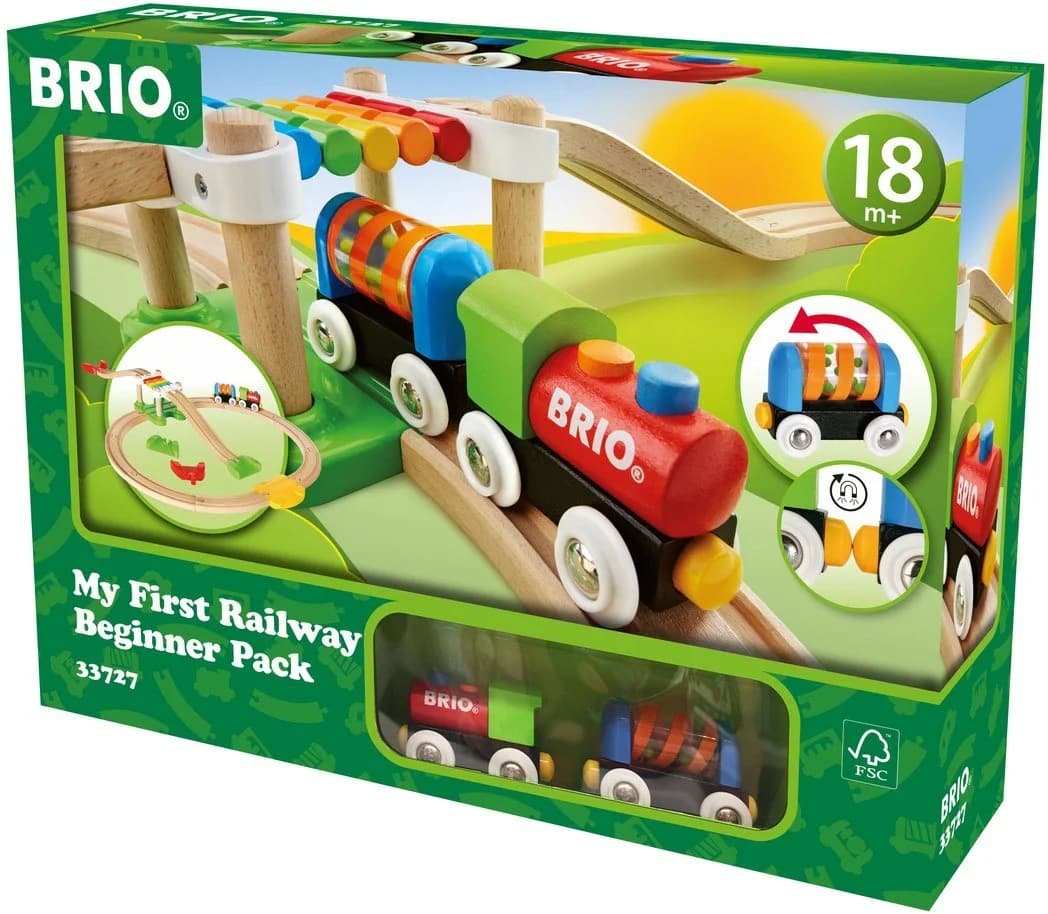 BRIO® Mein erstes Bahn Spiel Set - Holz Eisenbahn mit Hängebrücke - Bild 2