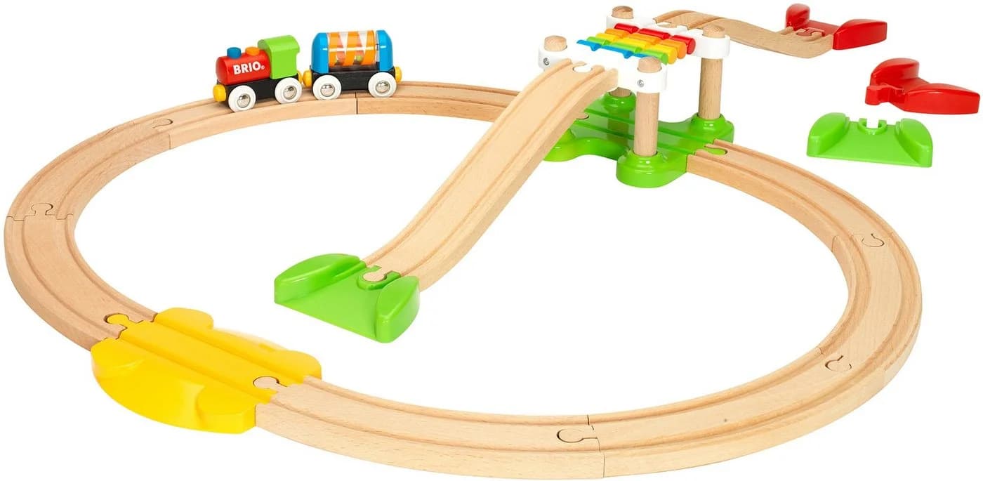 BRIO® Mein erstes Bahn Spiel Set - Holz Eisenbahn mit Hängebrücke - Bild 3