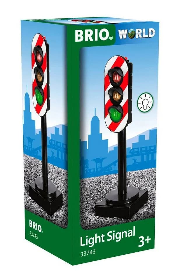 BRIO Lichtsignal Ampel 33743 Brio World Spielzeugeisenbahn Zubehör - Bild 2