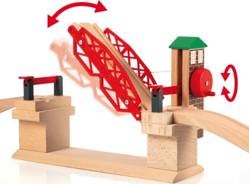 BRIO® Spielzeugeisenbahn-Brücke BRIO® WORLD, Hebebrücke - Bild 5