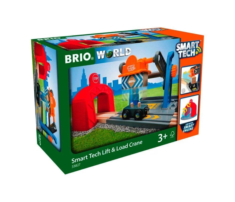 BRIO Smart Tech Verladekran 4 Teile - Interaktives Eisenbahn Zubehör - Bild 2
