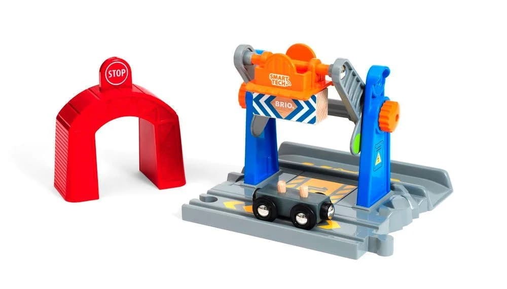 BRIO Smart Tech Verladekran 4 Teile - Interaktives Eisenbahn Zubehör - Bild 3