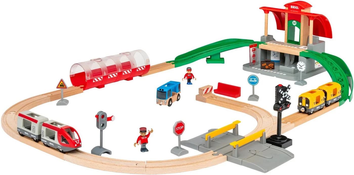 BRIO® WORLD Großes City Bahnhof Set mit Soundeffekten und Zubehör - Bild 3