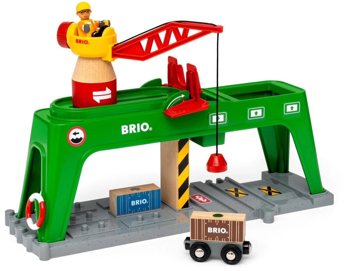 BRIO® Spielzeugeisenbahn-Erweiterung BRIO® WORLD Bahn Verlade-Terminal - Bild 2