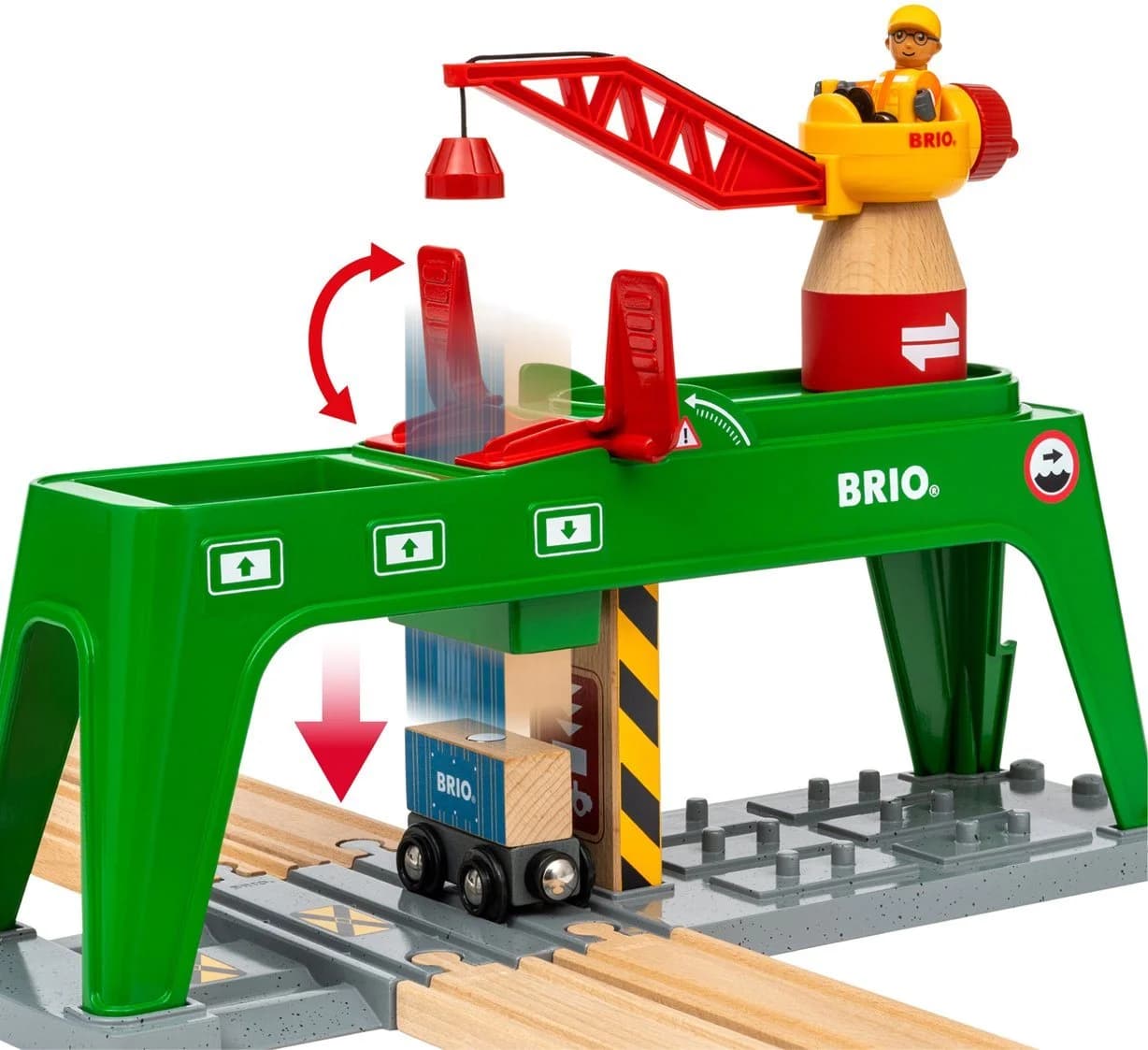 BRIO® Spielzeugeisenbahn-Erweiterung BRIO® WORLD Bahn Verlade-Terminal - Bild 3