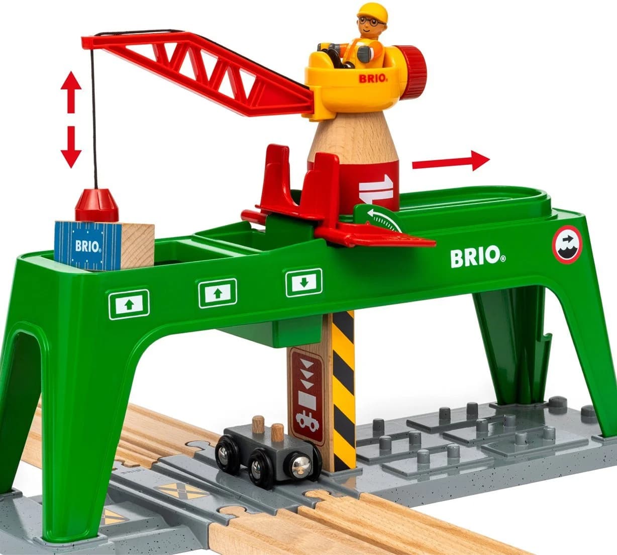BRIO® Spielzeugeisenbahn-Erweiterung BRIO® WORLD Bahn Verlade-Terminal - Bild 4