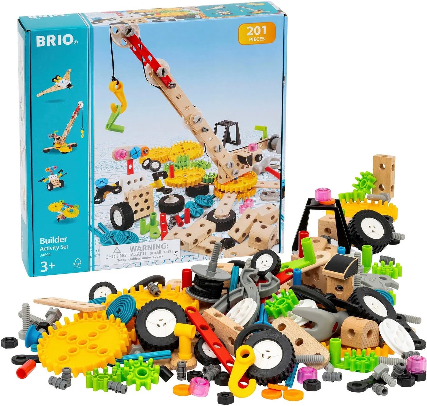 BRIO® BRIO Builder Kindergartenset 201-tlg. Bunt Konstruktions-Spielset - Bild 3