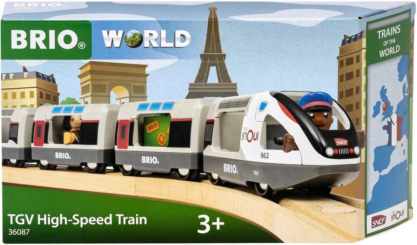 BRIO® Spielzeug-Eisenbahn BRIO® WORLD, TGV Hochgeschwindigkeitszug - Bild 4
