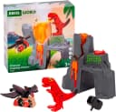 BRIO® WORLD Dinosaurier-Vulkan mit Ausbruchsfunktion - 5-tlg. Set Bild 3