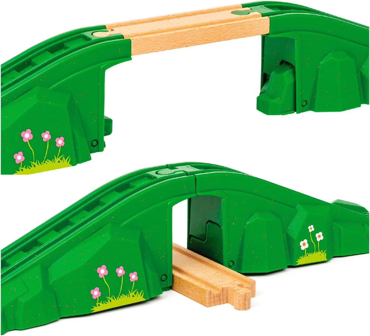 BRIO® Spielzeugeisenbahn-Brücke Modulare Brücke Grün - Bild 5