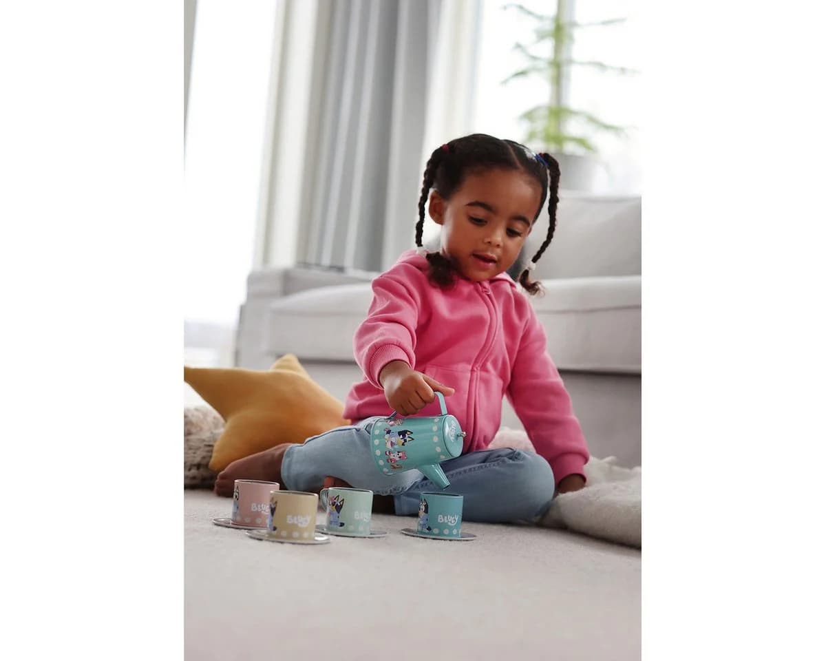 Bluey Spielgeschirr Set 10-tlg. Bunt Metall - Bild 3